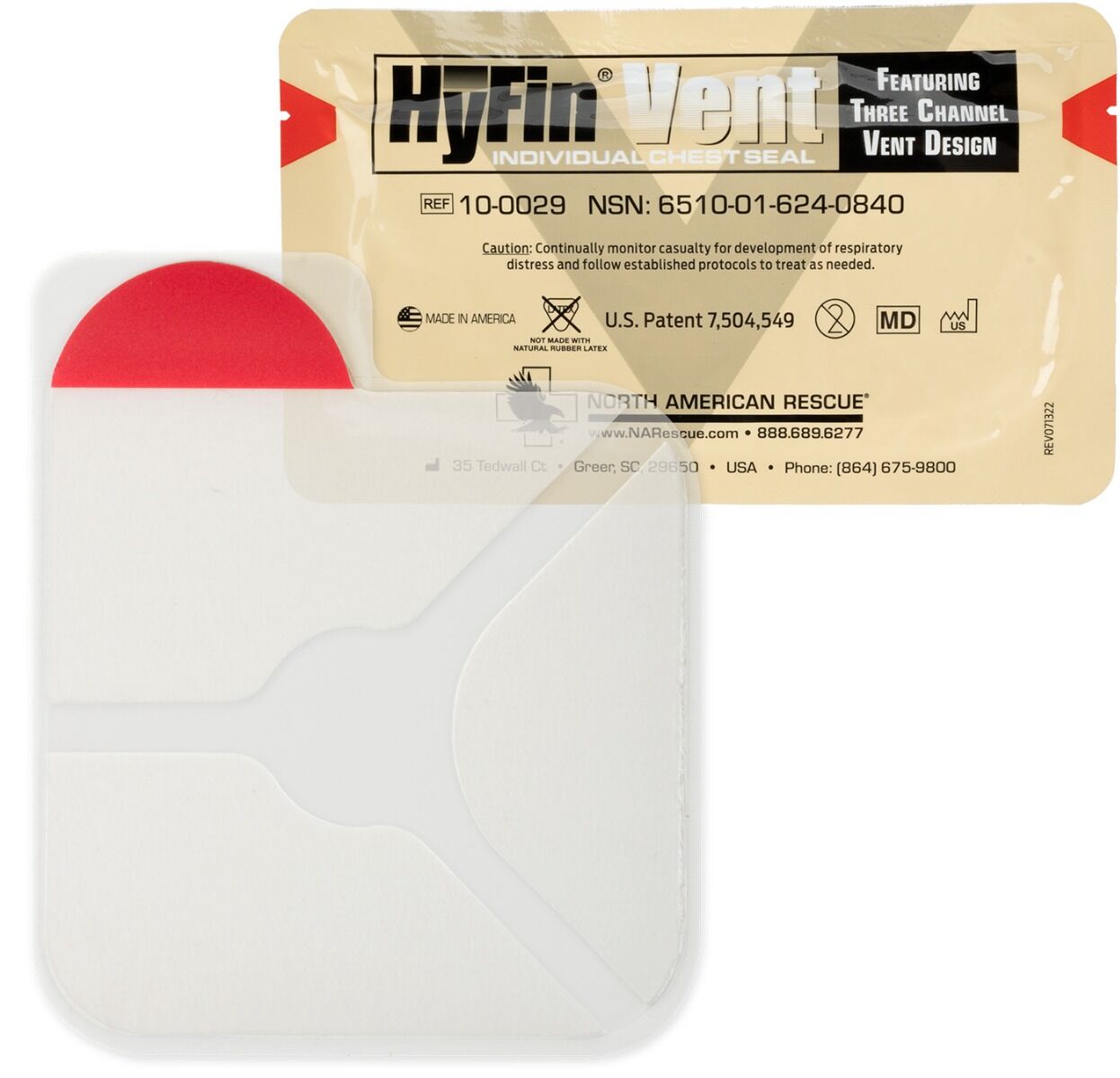 USMC HyFin Chest Seal Combo Pack