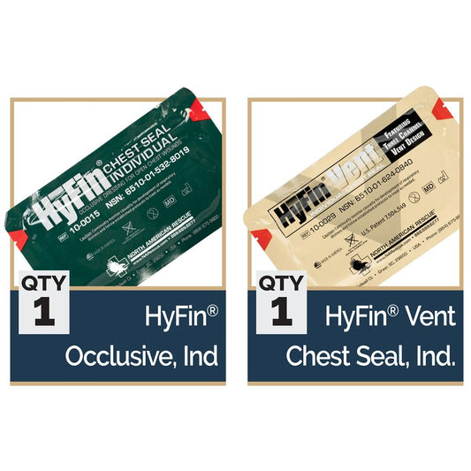 USMC HyFin Chest Seal Combo Pack