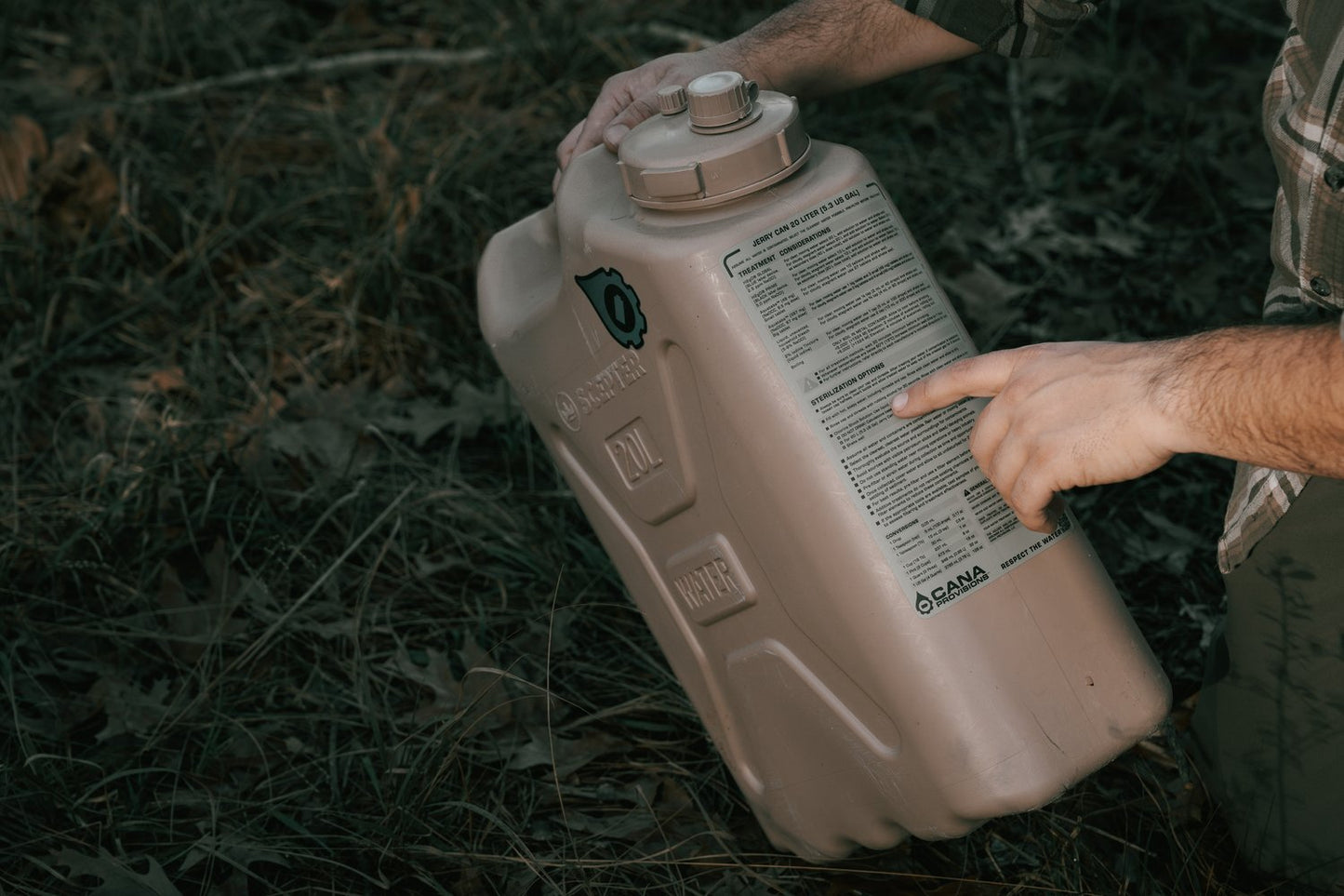 20L Jerry Can (5.3 US GAL) Decal