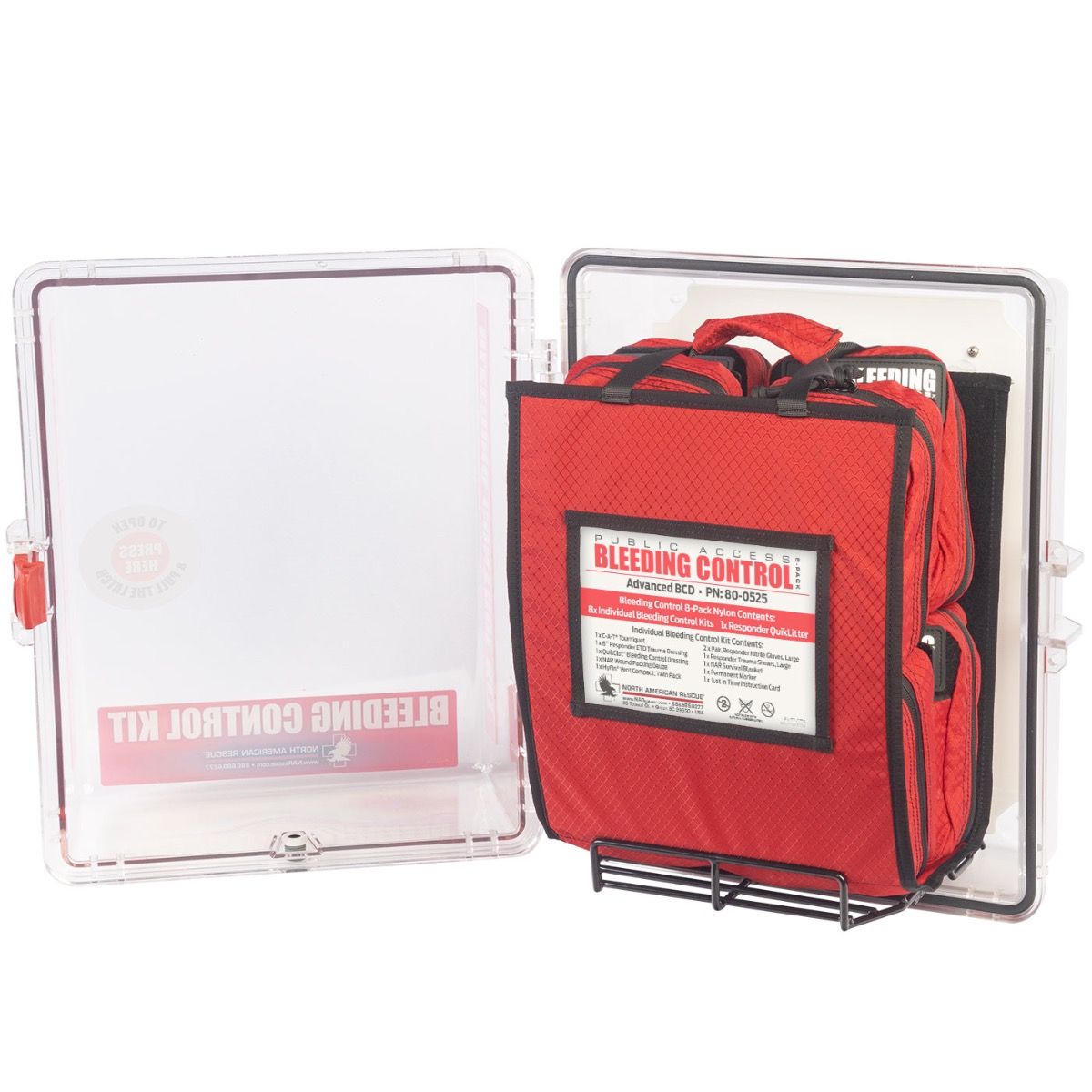 Public Access Bleeding Control Stations - 8-Pack Nylon