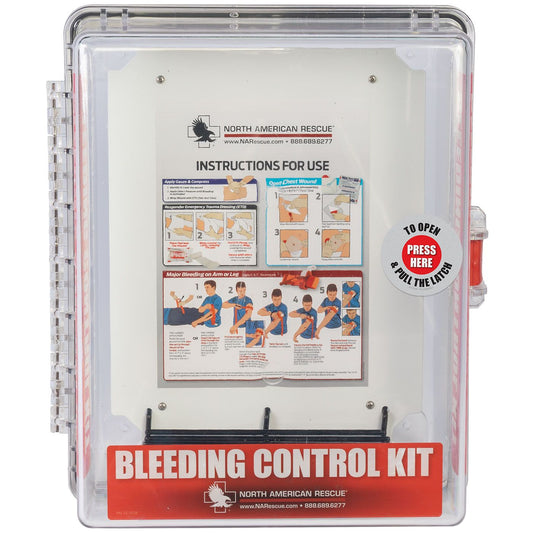 Public Access Bleeding Control Clear Wall Case