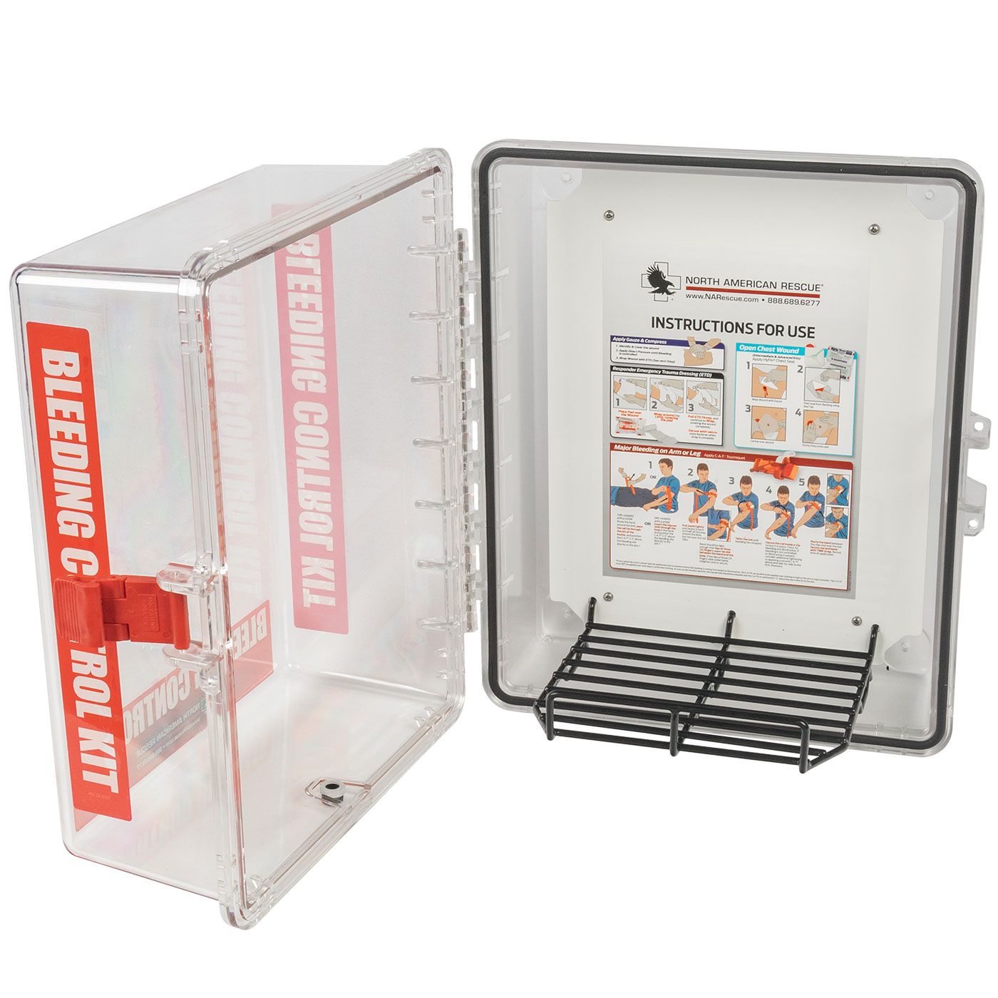 Public Access Bleeding Control Clear Wall Case