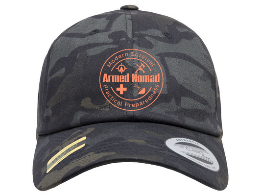 Orange Circle Multicam Black Hat