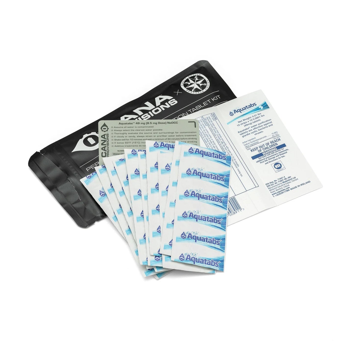 Personal Water Purification Tablet Kit