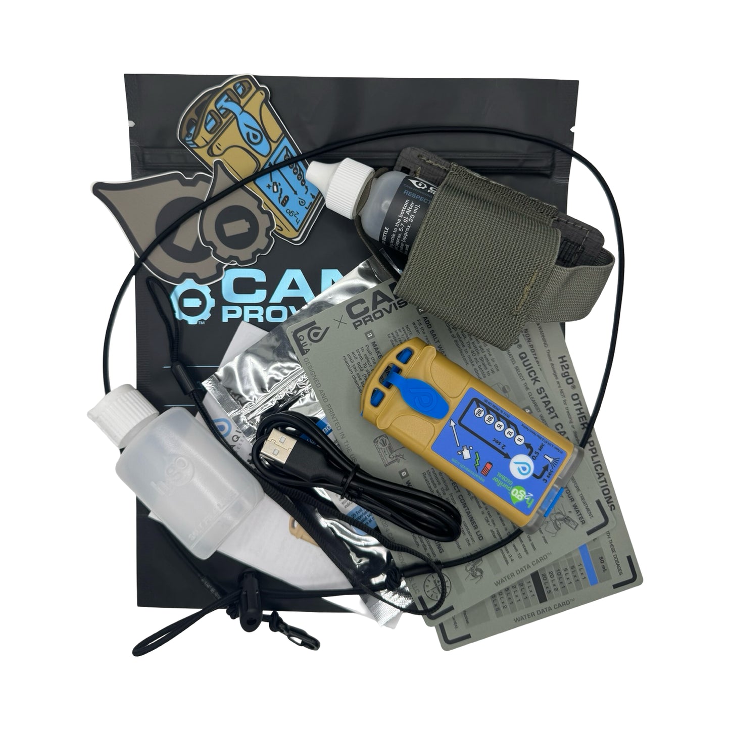 Aqua Research H2gO Global Chlorine Disinfectant Generator - USB-C Deluxe Kit